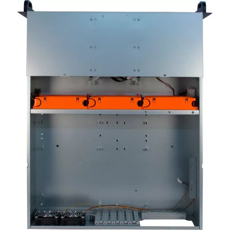 Inter-Tech 3U-30255 rack zwart, roestvrij staal