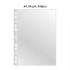 AD Class PUNCHED POCKET kristalhelder A4 60 µm, zak 100 stuks