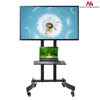 Monitorstandaard Maclean MC-739 165,1 cm (65 inch) vloer zwart