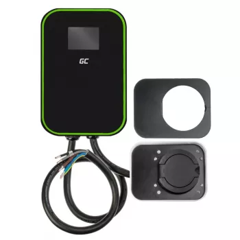 GREEN CELL WALLBOX EV POWERBOX 22KW MET STOPCONTACT & RFID