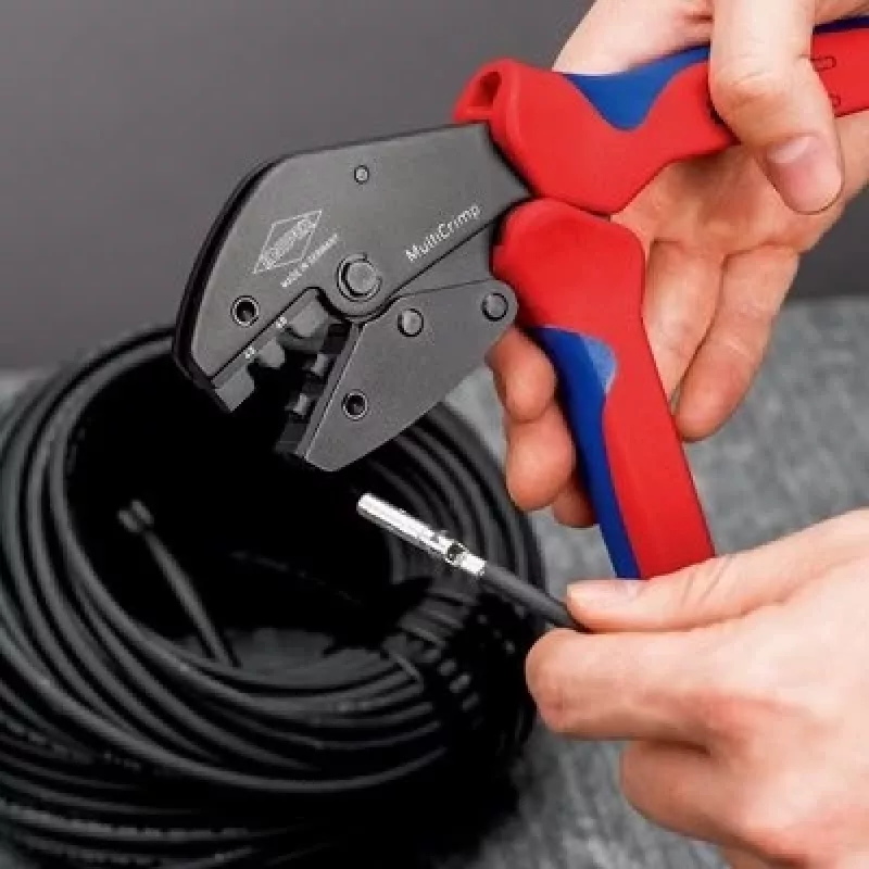 Krimpgereedschap Knipex 97 33 03 MultiCrimp voor PV-stekkerverbinders MC4 en MC4 EVO2