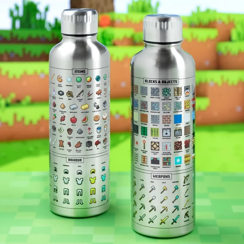 Paladone Minecraft metalen waterfles