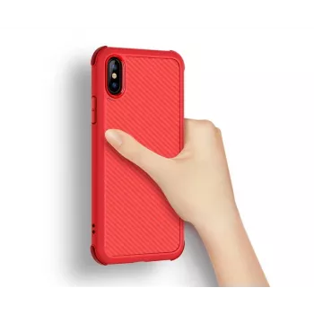 Schokbestendig hoesje Devia Shark1 voor iPhone XS Max (6,5) – rood