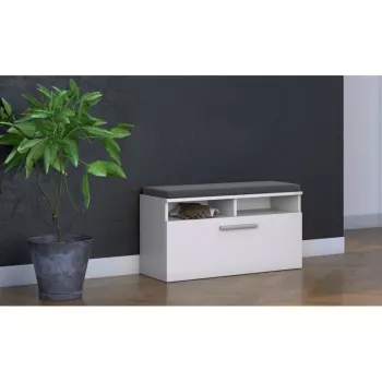 Schuhschrankaufsatz e shop RIVA SZAFKA BIEL — gesloten, wit, spaanplaat, 850×460 mm