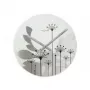 NeXtime klok 8088 Grass, Ø43 cm, wandklok, grijs