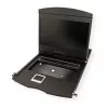 VALUE 26.99.0190 19-inch KVM-console, 8-poorts, USB, Britse indeling