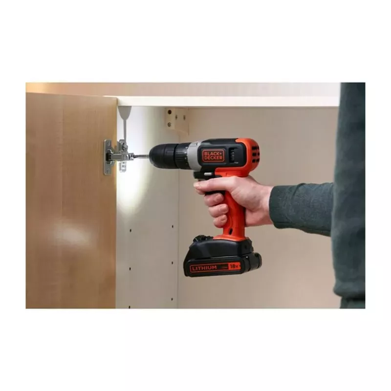 BLACK & DECKER | accuboormachine | BCD001C2-QW | 18 V | 2x1,5 Ah | lithium