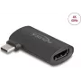 Adapter DELOCK USB Type-C (stekker) naar HDMI (bus) DP Alt Mode 4K haaks