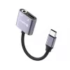 USB-C audio-adapter SANDBERG PD65W 136-67 met USB-C PD passthrough