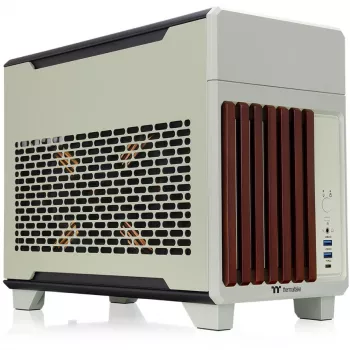 Mini-behuizing THERMALTAKE TR100 WS matcha groen, compact ontwerp, ondersteuning voor mini-ITX/microATX
