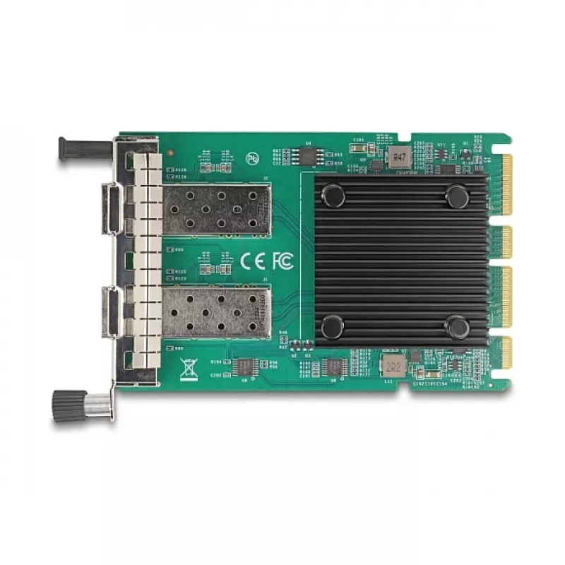 DeLOCK 88386 OCP 3.0 netwerkkaart, 2 x SFP+ 10 Gigabit LAN