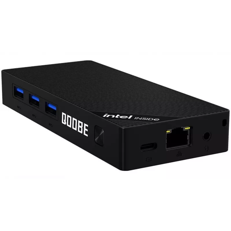 Mini-pc Qoobe SUC N150/12GB/SSD 512GB/Win 11 Pro zwart