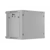 19 9U 600X 450 grijze wandmontage-rackkast geperforeerd