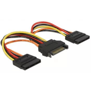 Interne stroomkabel DeLOCK 60143 0,15 m SATA 15-polig