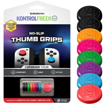 Analog-stick-grips KontrolFreek 1510-JOY voor Nintendo Switch zwart blauw groen oranje roze lila rood