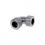 Alphacool HT 13mm HardTube inschroeffitting 90° L-verbinder - geribbeld - chroom (17295)