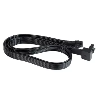 SilverStone SST-PP14-90 12VHPWR-kabel, 90 graden, 650 mm, zwart