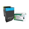 Lexmark 71B2HC0 Tonercartridge 1 stuk Origineel Cyaan