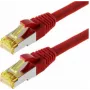 Netwerkkabel Helos Cat 6a S/FTP 1,5 m rood
