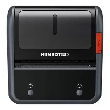 Thermische labelprinter NIIMBOT B3S_P 300 dpi Bluetooth draagbaar, grijs