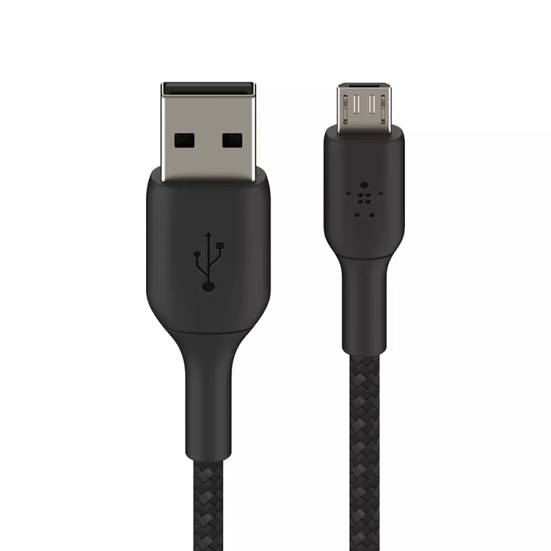 USB-kabel Belkin CAB007bt1MBK 1 m USB A Micro-USB A zwart