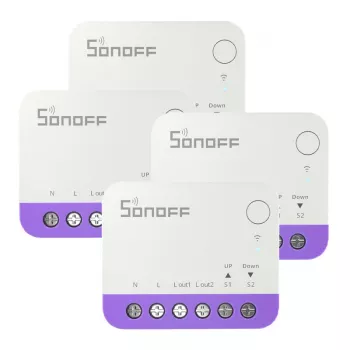 Sonoff MINI-RBS WiFi smart mini rolluikschakelaar (4 stuks)