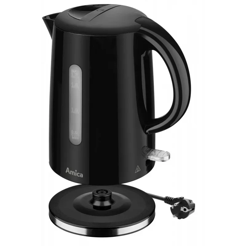 Amica KF1002 waterkoker, 1,7 L, zwart