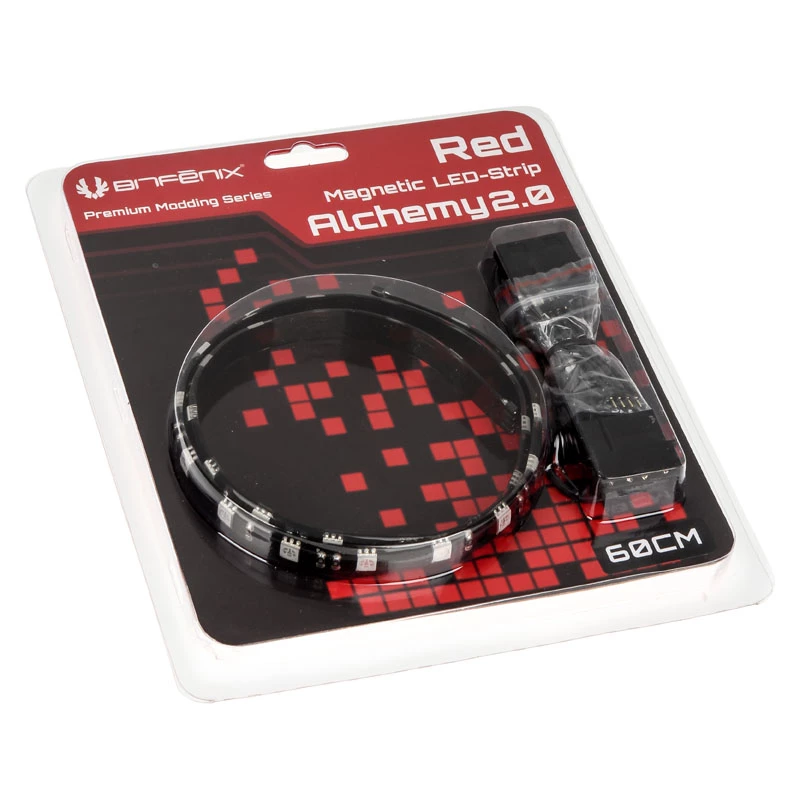 BitFenix Alchemy 2.0 magnetische LED-strip - 60 cm, 30 LED's, rood