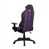 Gamingstoel Arozzi Torretta SoftFabric paars – ergonomisch ontwerp, verstelbare armleuningen, kantelbare rugleuning