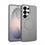 Crong Hybrid Matte Magnetic-hoesje voor Samsung Galaxy S26 Ultra — TPU/PC, grijs