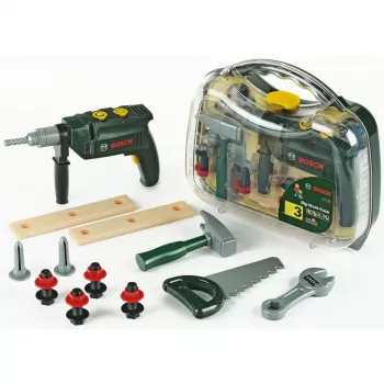 Koffer met boormachine en gereedschap Bosch