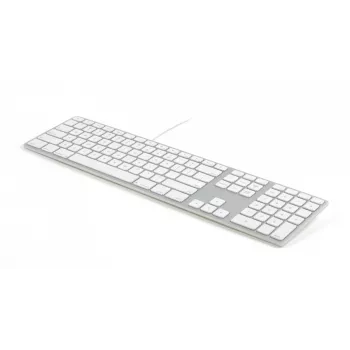 Matias FK318B-UK aluminium Mac Hub 2xUSB Space Gray — mechanisch Mac-compatibel toetsenbord met geïntegreerde USB-hub