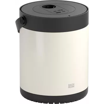 Stekkerdoos Bachmann MOV E met 1x CEE 7/3-contactdoos en 2x USB A/C, wit/zwart