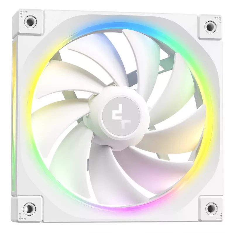 Vloeistofkoeler DeepCool LQ360 White, 360-mm-radiator, RGB-ventilatoren