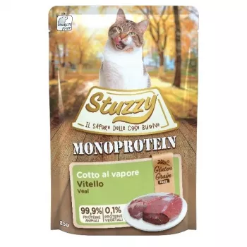 STUZZY Monoprotein Kalfsvlees - Natvoer voor katten - 85 g