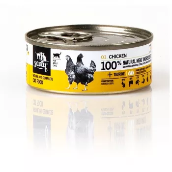 3COTY kip - natvoer voor katten - 80g