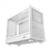 Computerbehuizing DeepCool CH160 PLUS WH small form factor wit, microATX, gehard glas, USB-C
