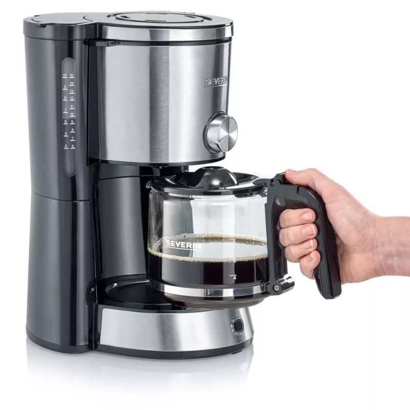 SEVERIN KA4825 koffiezetapparaat zwart/rvs