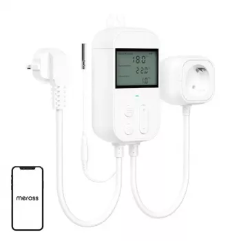Digitale thermostaat Meross MTS960HK wit LCD AC 16A