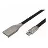 NATEC kabel USB-C/A 2.0 1m prati 1m zwart metaal
