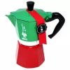 Bialetti Moka Express Italia 6TZ (300 ml) rood-groen