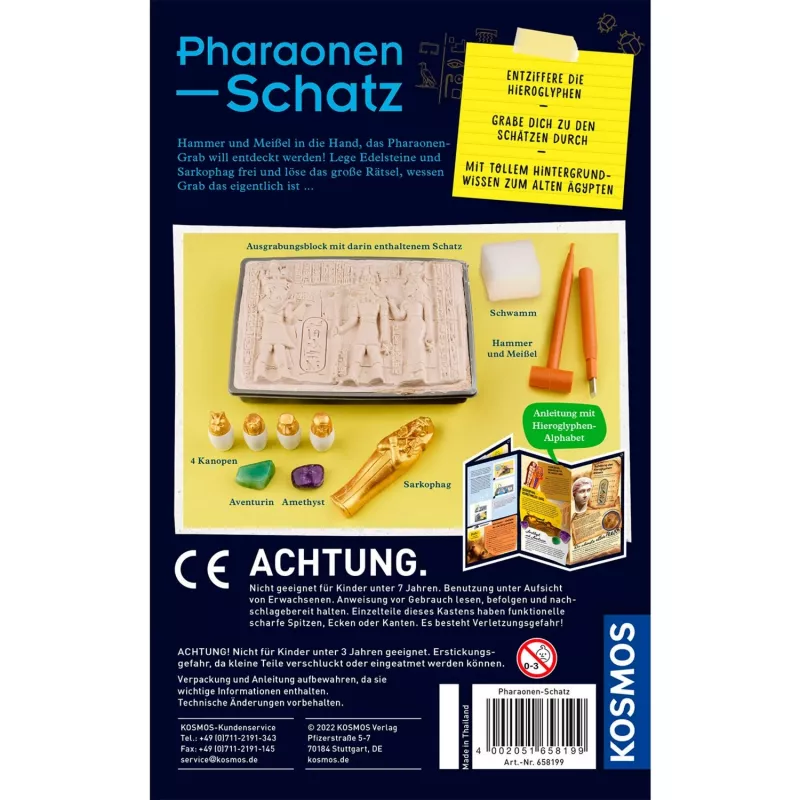 Farao's schat, experimenteerset