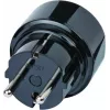 Reisadapter VS, Japan/geaarde stekker, stopcontactadapter zwart