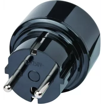 Reisadapter VS, Japan/geaarde stekker, stopcontactadapter zwart