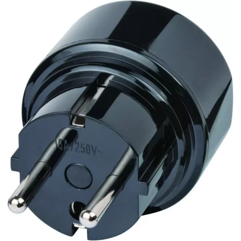 Reisadapter VS, Japan/geaarde stekker, stopcontactadapter zwart