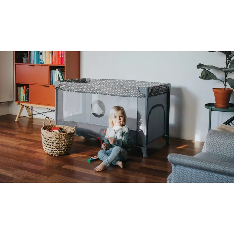 Lionelo Stefi Concrete Multicolor - reisbed 2 in 1