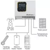 Omvormer QOLTEC ECO Solar Boost 4kW MPPT LCD, 4 kW uitgang, MPPT-laadregeling, LCD-display