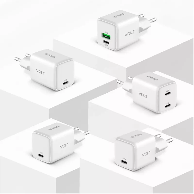 USB-C-oplader YENKEE G45 VOLT 45W Power Delivery 3.0, 3A uitgang