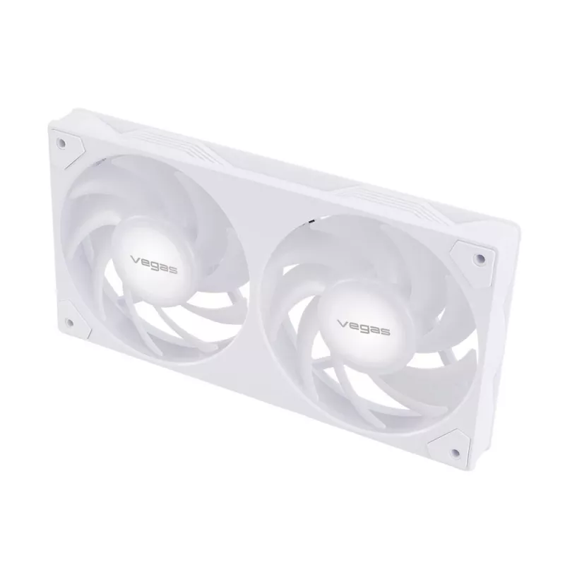 Ventilator Akasa VEGAS A24 12 cm wit kogellager