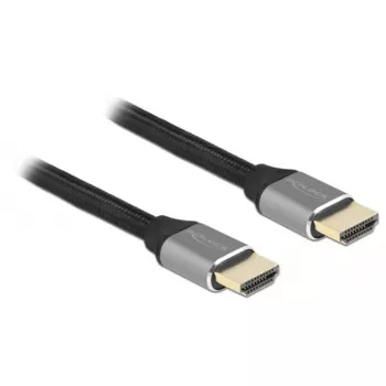 HDMI-kabel DeLOCK Ultra High Speed 48 Gbps 8K 60 Hz grijs 1 m